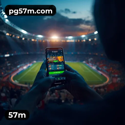 57m cadastro — tela de formulário no app oficial